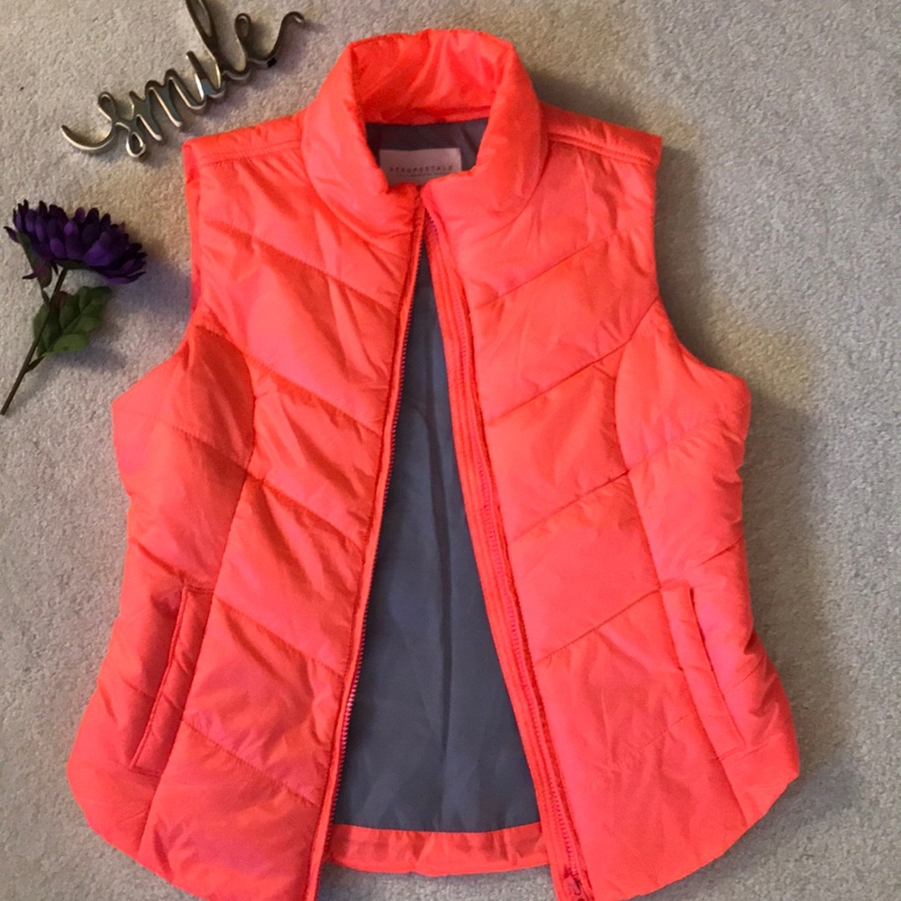 🍄Aeropostale Orange Vest